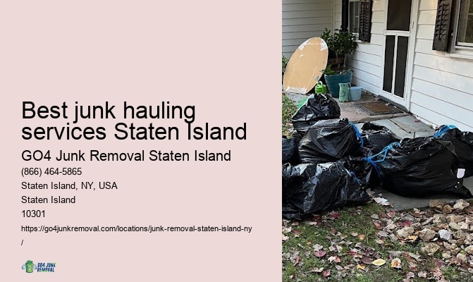 Clean up junk Best junk hauling services Staten Island