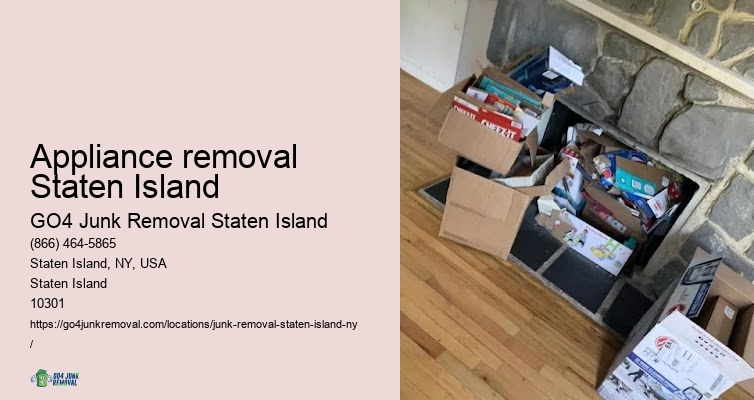 Appliance removal Staten Island old tire removal