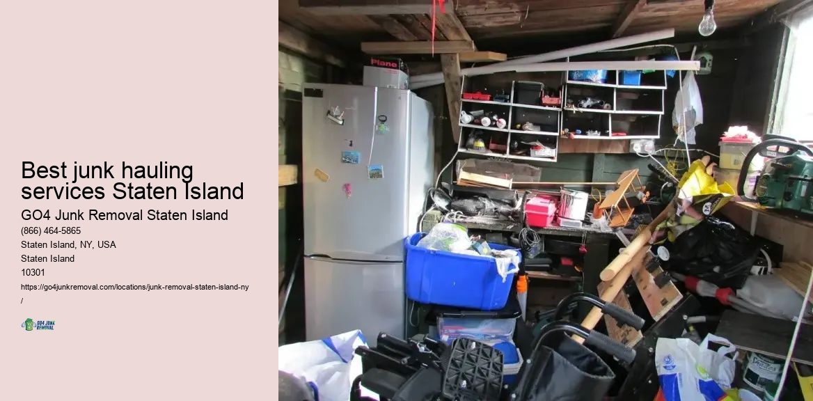 Best junk hauling services Staten Island large item disposal