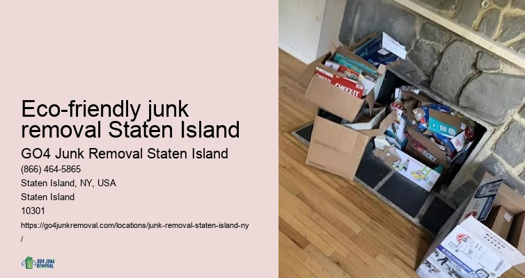 Eco-friendly junk removal Staten Island disaster debris removal