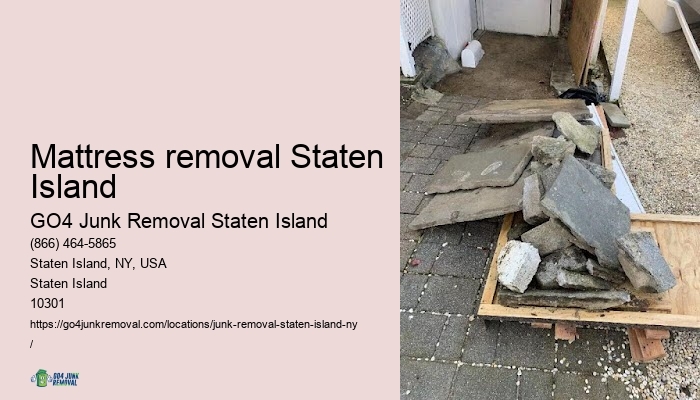 Yard debris removal Mattress removal Staten Island