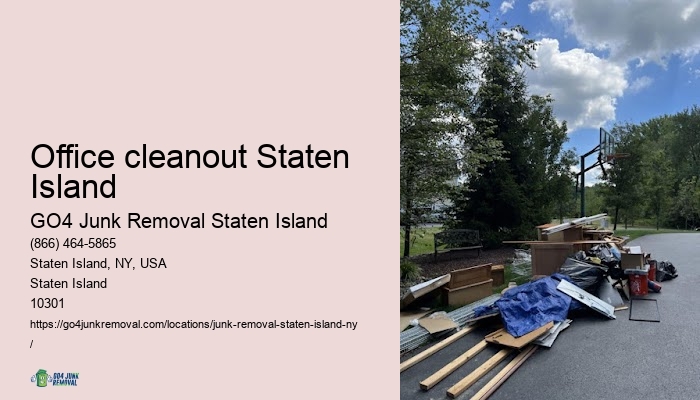 Local junk haulers Office cleanout Staten Island