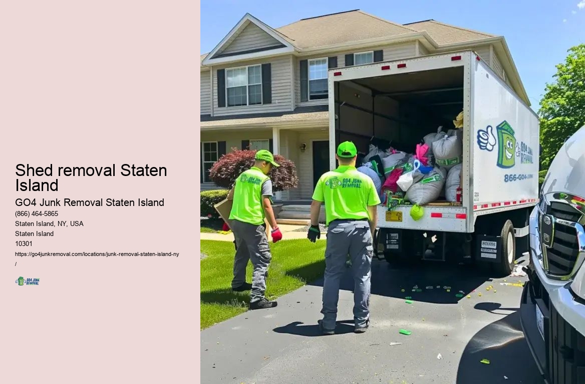 Clutter removal Shed removal Staten Island