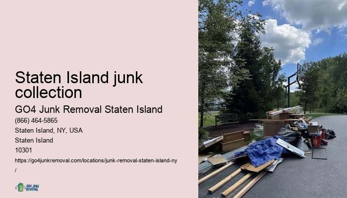 Tree branch removal Staten Island junk collection