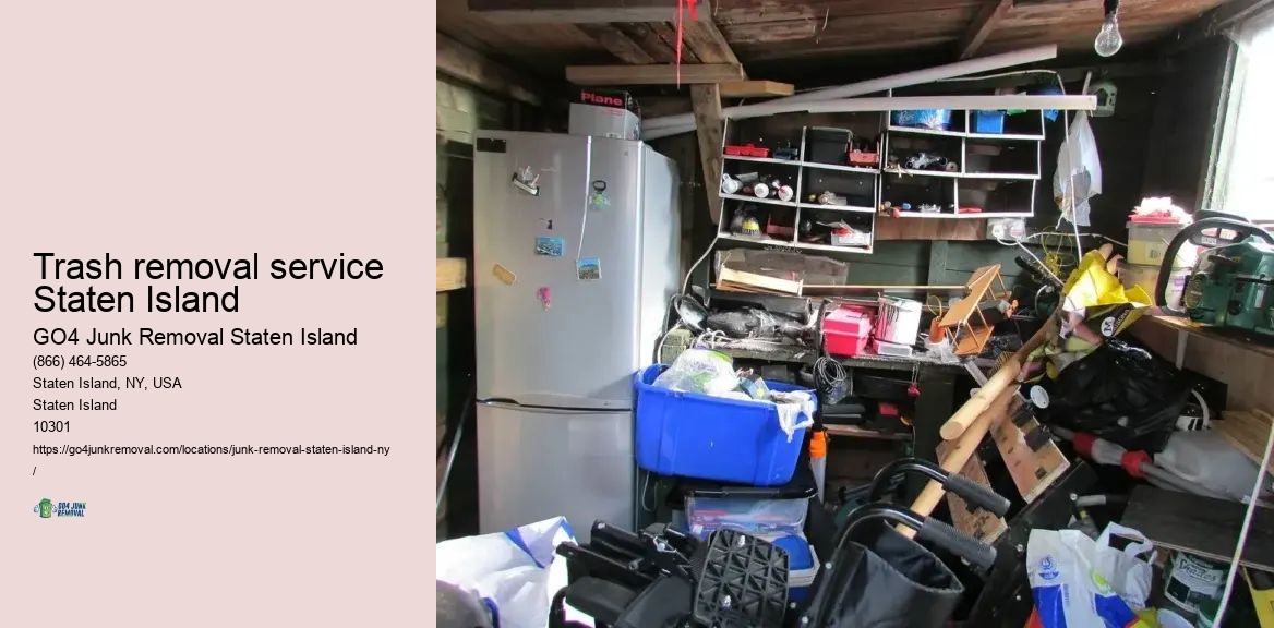 Trash removal service Staten Island monitor recycling
