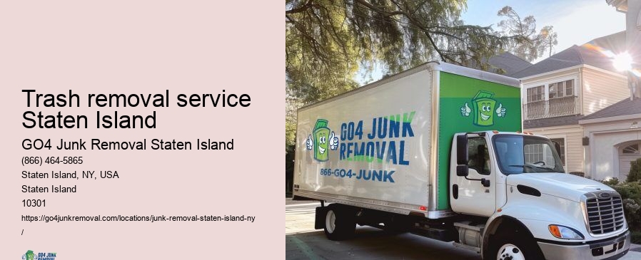Junk recycling Trash removal service Staten Island
